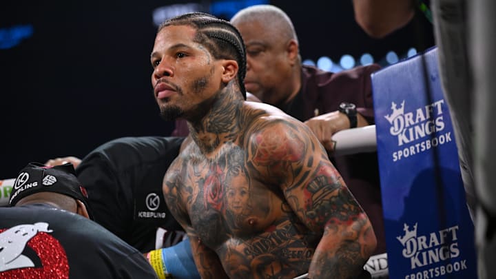 Gervonta "Tank" Davis during a June 15, 2024 fight against Frank Martin. Gervonta "Tank" Davis during a June 15, 2024 fight against Frank Martin.