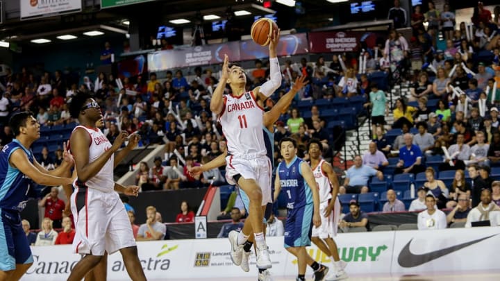 Andrew William Nembhard (CAN) - Canada v Ecuador, 2018 FIBA U18 Americas Championship, Saint Catharines - Meridian Centre(Canada), Group Phase, 11 June 2018 (Mandatory Photo Credit: FIBA)