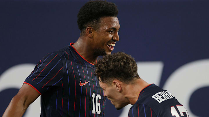 Alex Freeman (left) and Sebastian Berhalter (right) scored their first international goals on Tuesday.