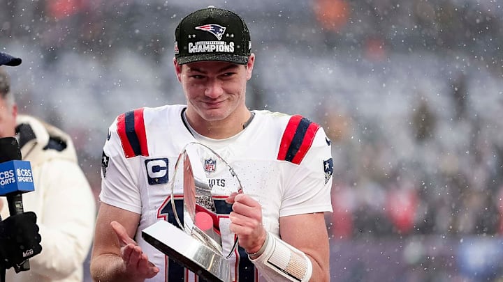 Maye is in only his second year in the league, but he led the Patriots to the Super Bowl.