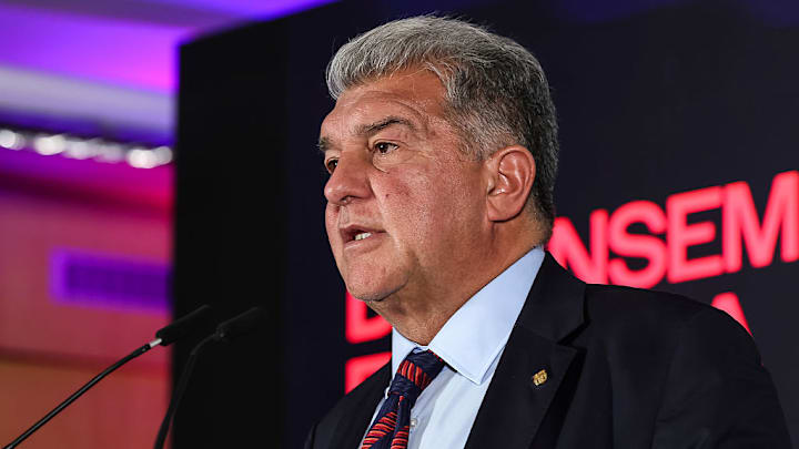 Joan Laporta is coming under fire.