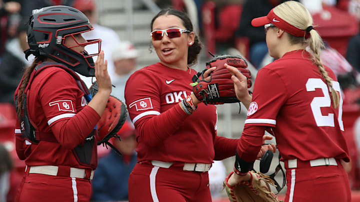 Oklahoma pitcher Kierston Deal Oklahoma pitcher Kierston Deal