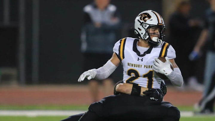 Newbury Park senior Shane Rosenthal, a Princeton commit, became California's all-time reception leader in a playoff victory over San Clemente on November 15, 2024.