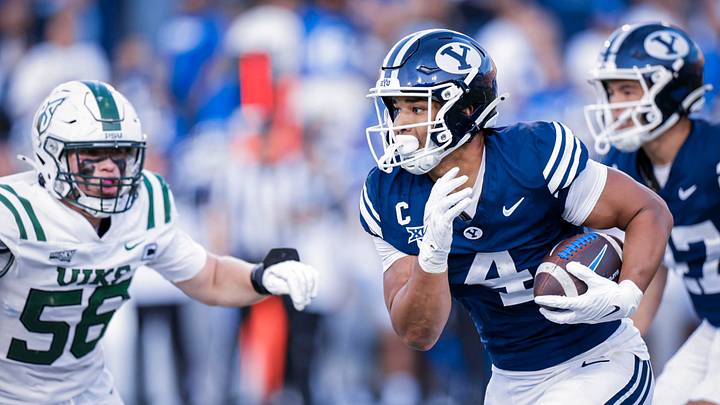 BYU RB LJ Martin against Portland State BYU RB LJ Martin against Portland State