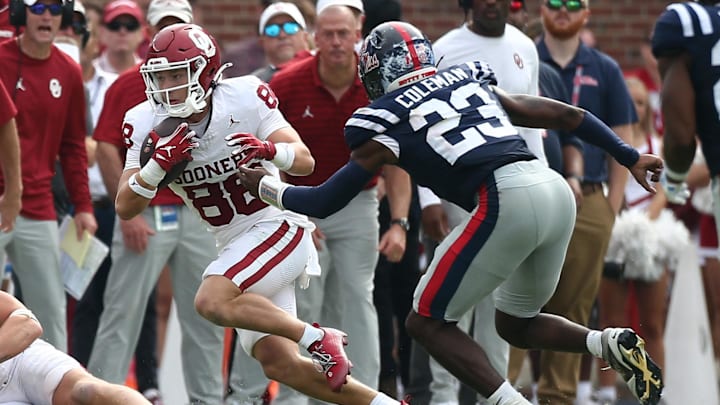 Oklahoma wide receiver Jacob Jordan Oklahoma wide receiver Jacob Jordan