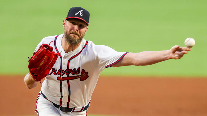 Atlanta Braves starting pitcher Chris Sale.