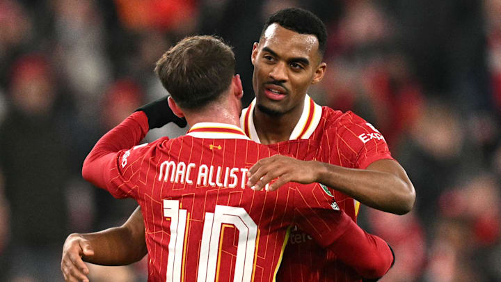 Ryan Gravenberch und Alexis Mac Allister spielen beim FC Liverpool groß auf.