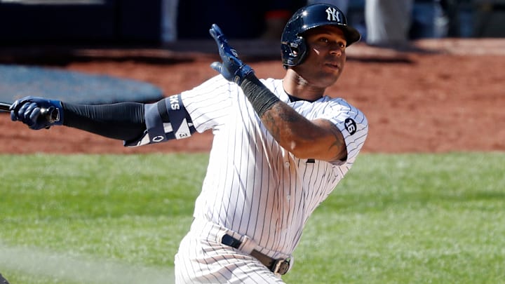 Aaron Hicks tiene 9 temporadas de experiencia en la MLB 