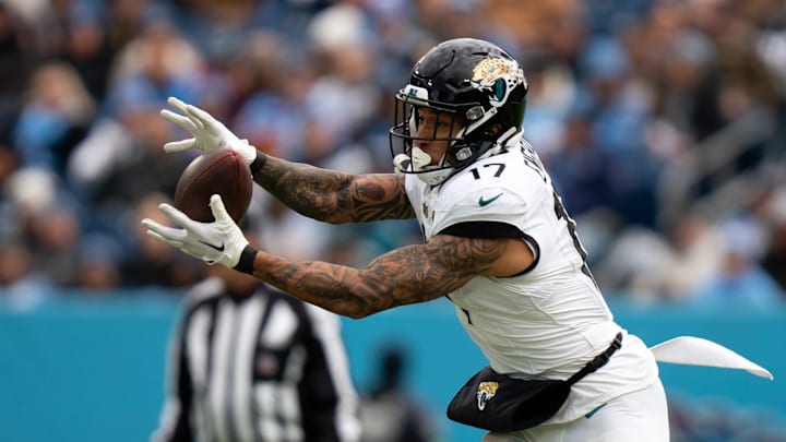 Jacksonville Jaguars tight end Evan Engram.
