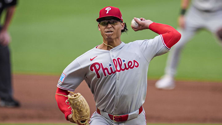Philadelphia Phillies starting pitcher Jesus Luzardo is an interesting prop target on Sunday.