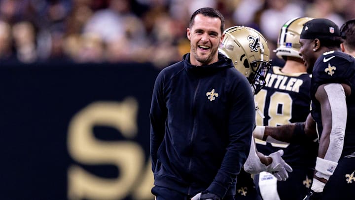 New Orleans Saints quarterback Derek Carr