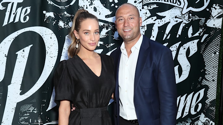 Derek Jeter y la modelo Hannah Davis se casaron en 2016 luego de cuatro años de novios
