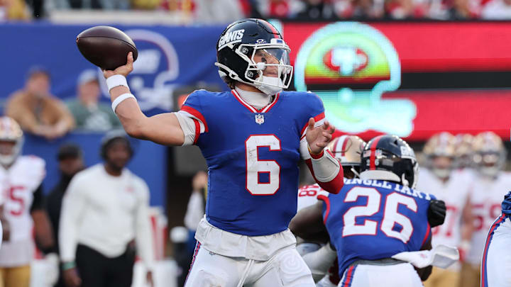 New York Giants quarterback Jaxson Dart.