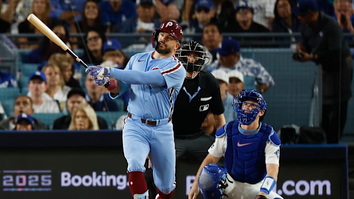 Division Series - Philadelphia Phillies v Los Angeles Dodgers - Game Three Division Series - Philadelphia Phillies v Los Angeles Dodgers - Game Three