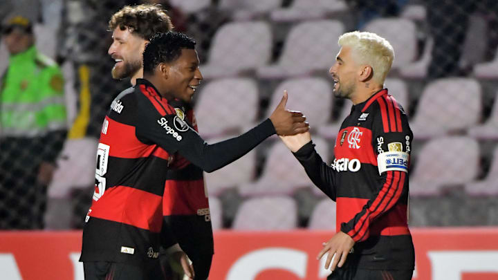Arrascaeta fez gol no último jogo do Flamengo, contra o Cusco, pela Libertadores Arrascaeta fez gol no último jogo do Flamengo, contra o Cusco, pela Libertadores