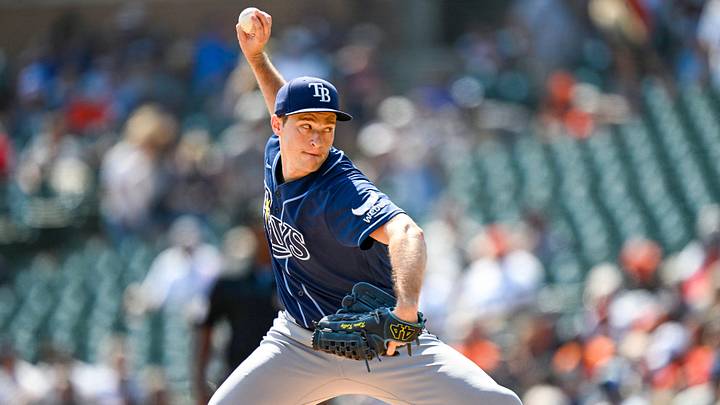Aug 26, 2026; Detroit, Michigan, USA; Tampa Bay Rays pitcher Kevin Kelly (49) throws a pitch against the Detroit Tigers in the sixth inning at Comerica Park. Mandatory Credit: Lon Horwedel-Imagn Images Aug 26, 2026; Detroit, Michigan, USA; Tampa Bay Rays pitcher Kevin Kelly (49) throws a pitch against the Detroit Tigers in the sixth inning at Comerica Park. Mandatory Credit: Lon Horwedel-Imagn Images