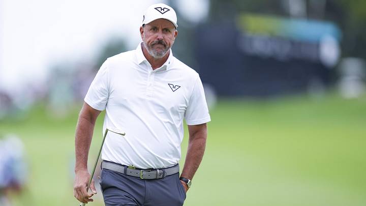 Mickelson hasn’t played a professional event since March. Mickelson hasn’t played a professional event since March.