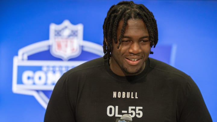 Patrick Paul at the 2024 scouting combine