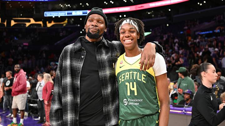 Kevin Durant spoke out in support of the WNBA amid the league’s recent history of non-basketball-related drama. Kevin Durant spoke out in support of the WNBA amid the league’s recent history of non-basketball-related drama.