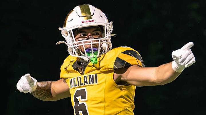 No. 2 Mililani was one of just two Elite 12 squads able to play last week. The Trojans defeated Liberty (Nev.), 21-14. No. 2 Mililani was one of just two Elite 12 squads able to play last week. The Trojans defeated Liberty (Nev.), 21-14.