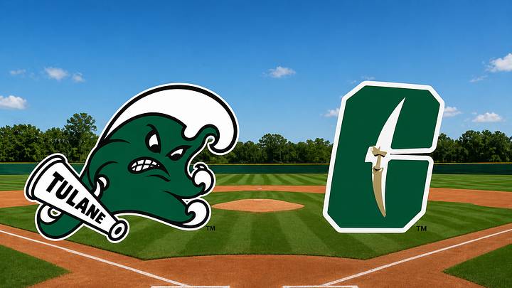 Tulane vs Charlotte Graphic