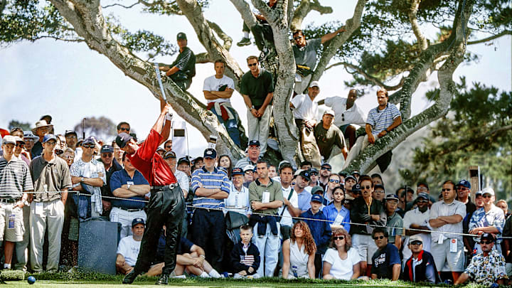Tiger Woods ran laps around the competition at Pebble Beach in the 2000 U.S. Open. 