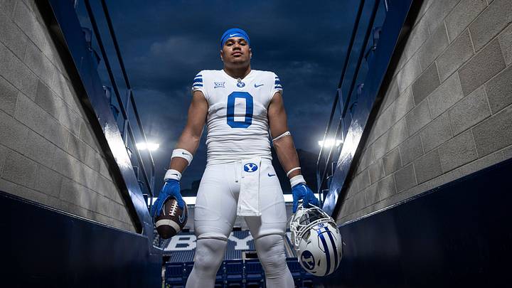 BYU target Uhila Wolfgramm on his BYU official visit