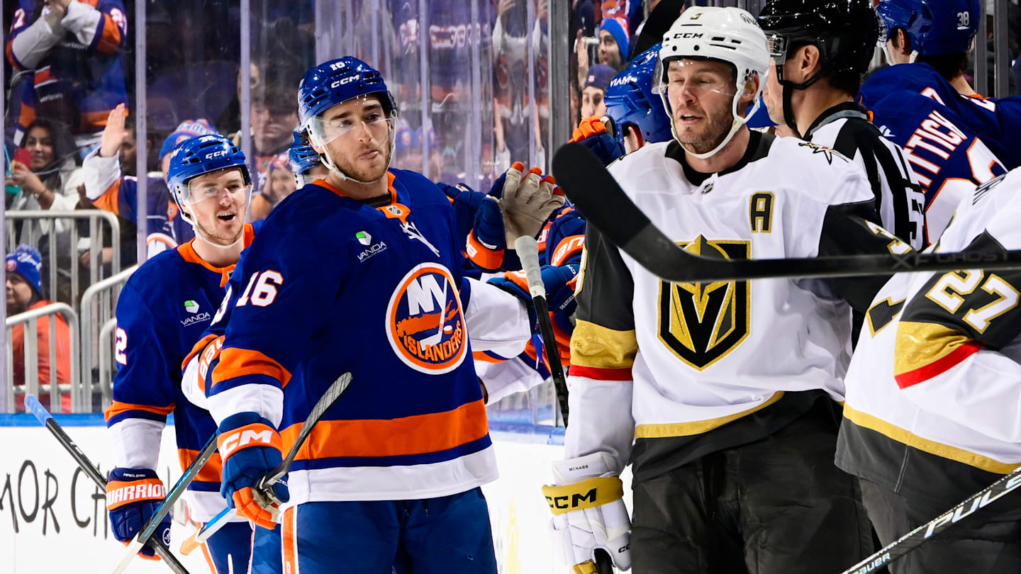 Marc Gatcomb is making a case to stay with the NY Islanders even when they are fully healthy