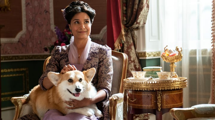 Bridgerton. Shelley Conn as Mary Sharma in episode 201 of Bridgerton. Cr. Liam Daniel/Netflix © 2022