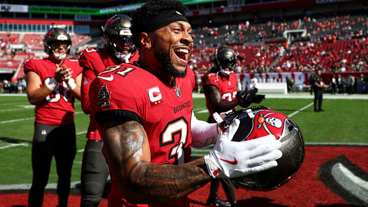 Tampa Bay Buccaneers safety Antoine Winfield Jr. is among the players who are set to return from injury this weekend.
