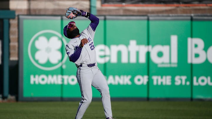 The Missouri State Bears took on the Kansas State Wildcats at Hammons Field on Wednesday, April 3, 2024.