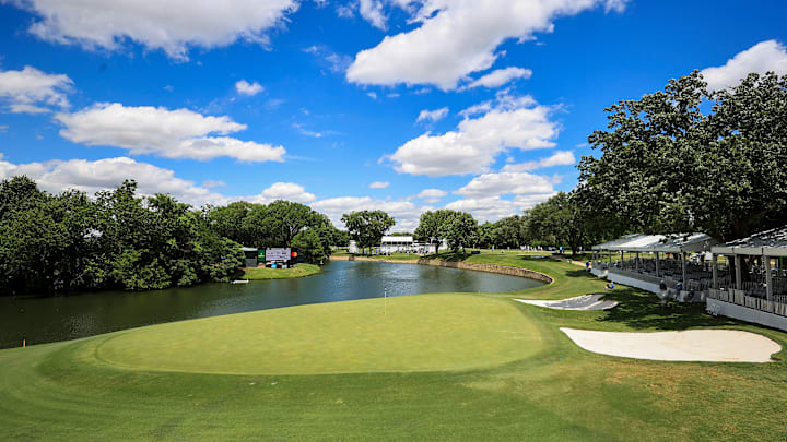 A general view of Colonial Country Club in Fort Worth, Texas