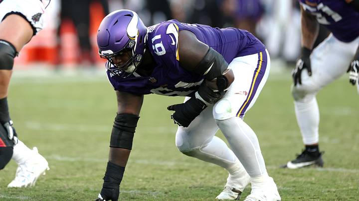 Minnesota Vikings defensive lineman Jalen Redmond Minnesota Vikings defensive lineman Jalen Redmond