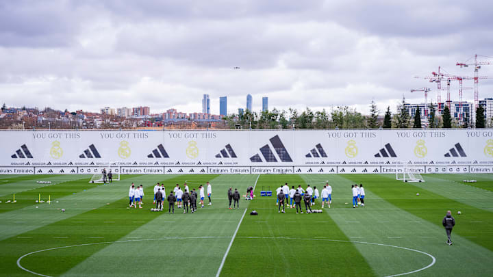 Real Madrid CF Training Session And Press Conference - UEFA Champions League 2025/26 Round of 16