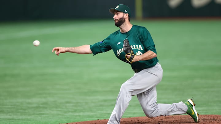 Australia juega el primer partido del Clásico Mundial de Béisbol 