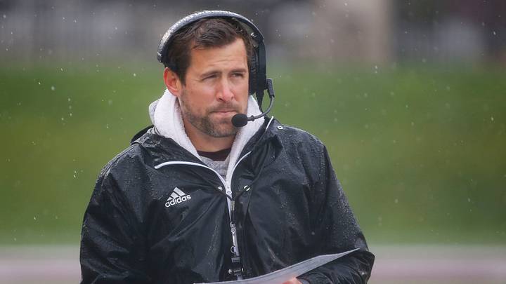 Missouri State coach Ryan Beard during the team's spring football game at Plaster Stadium on Saturday, April 5, 2025. Missouri State coach Ryan Beard during the team's spring football game at Plaster Stadium on Saturday, April 5, 2025.