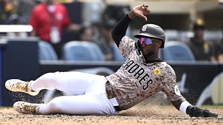 San Diego Padres left fielder Jurickson Profar. San Diego Padres left fielder Jurickson Profar.
