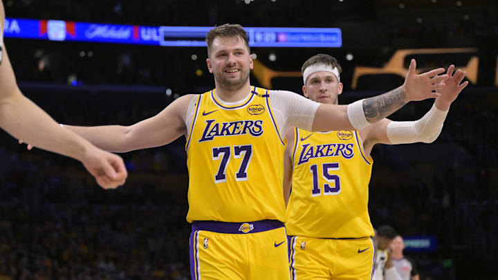 Luka Doncic, Austin Reaves, Los Angeles Lakers