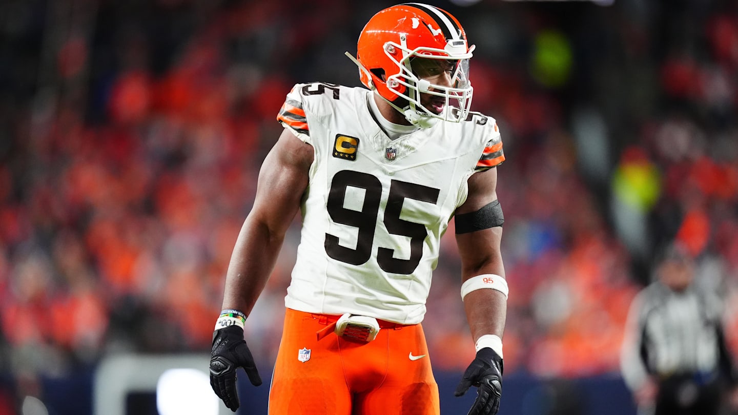 Myles Garrett gives interesting response when asked about playing for the Lions