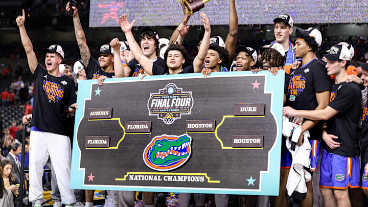 The Florida Gators stand atop the college basketball world after defeating Houston in the national championship.