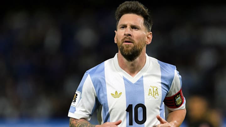 Messi playing in the World Cup Qualifiers 