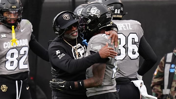Deion Sanders stuck up for Travis Hunter amidst an internet firestorm surrounding his fiancée