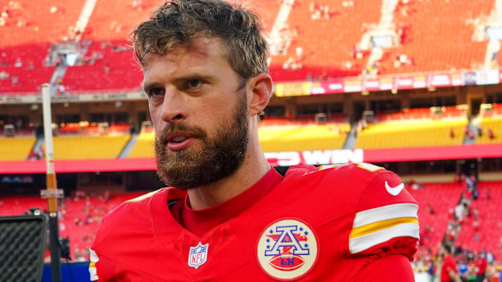 Kansas City Chiefs kicker Harrison Butker 