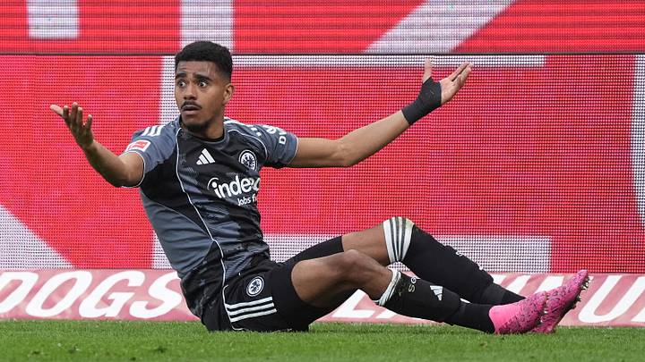 Eintracht Frankfurt muss derzeit auf Ansgar Knauff verzichten Eintracht Frankfurt muss derzeit auf Ansgar Knauff verzichten