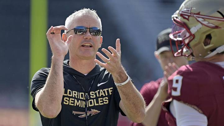 Florida State Seminoles head coach Mike Norvell. Florida State Seminoles head coach Mike Norvell.