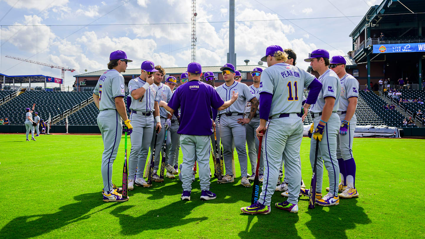 Schedule Update: LSU Baseball vs. Mississippi State Bulldogs Start Time on Sunday