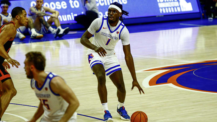 Boise State Broncos forward O'Mar Stanley.
