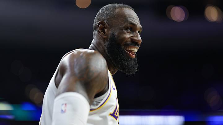 Los Angeles Lakers forward Lebron James.