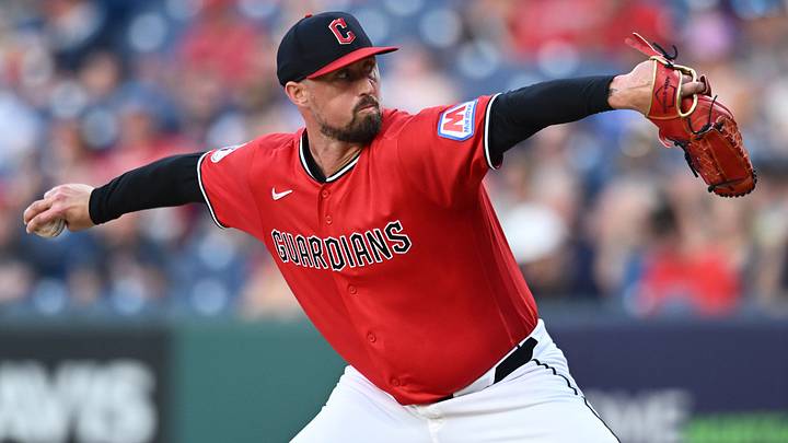 Jun 30, 2026; Cleveland, Ohio, USA; Cleveland Guardians pitcher Shawn Armstrong (43) throws a pitch during the eighth inning against the Texas Rangers at Progressive Field. Mandatory Credit: Ken Blaze-Imagn Images Jun 30, 2026; Cleveland, Ohio, USA; Cleveland Guardians pitcher Shawn Armstrong (43) throws a pitch during the eighth inning against the Texas Rangers at Progressive Field. Mandatory Credit: Ken Blaze-Imagn Images