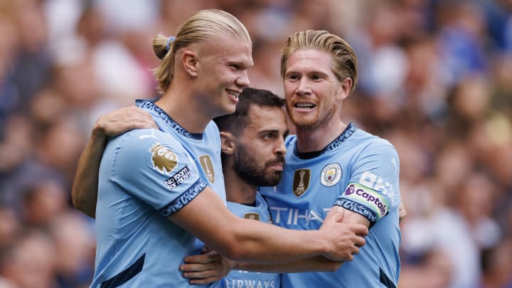 Man City were victorious against Chelsea Man City were victorious against Chelsea